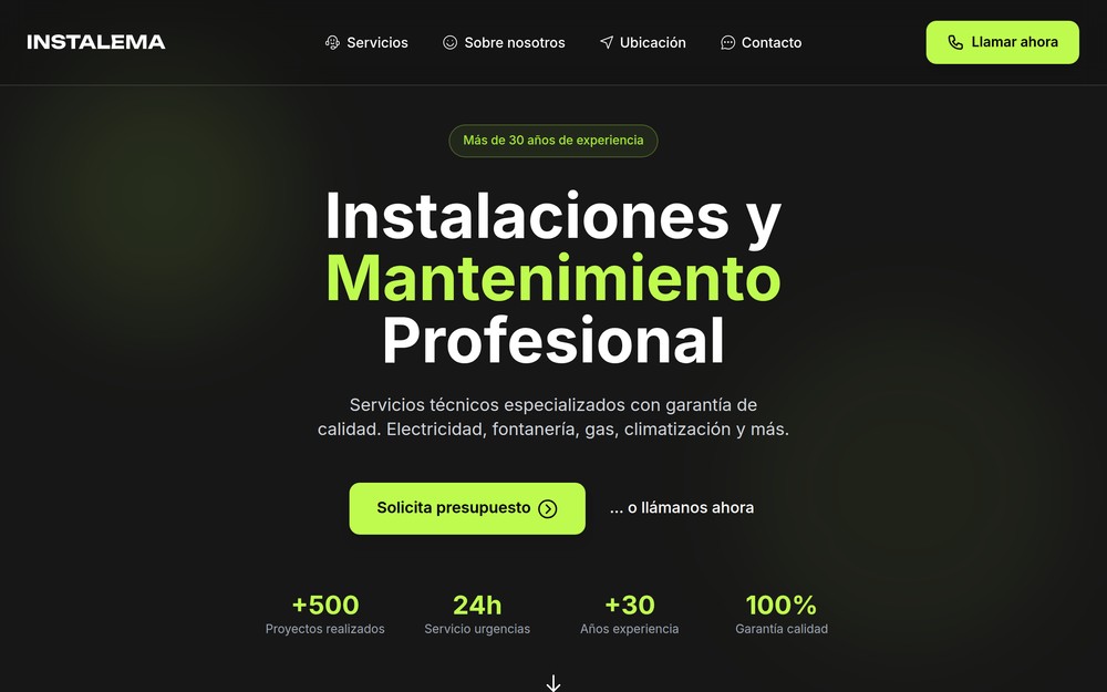 Instalema - Website